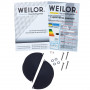 Витяжка повновбудовувана WEILOR PBS 72650 GLASS BL 1250 LED Strip
