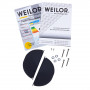 Витяжка повновбудовувана WEILOR PBS 52650 GLASS BL 1250 LED Strip