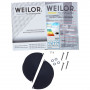 Витяжка повновбудовувана WEILOR PBS 52650 GLASS BG 1250 LED Strip