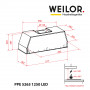 Витяжка повновбудовувана WEILOR PPE 5265 SS 1250 LED