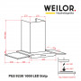 Витяжка декоративна зі склом WEILOR PGS 9230 IG 1000 LED Strip