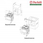 Електрична духова шафа Perfelli BOS 61190 BL