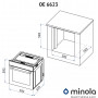 Електрична духова шафа Minola OE 6623 IV