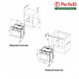 Електрична духова шафа Perfelli BOE 6760 BL