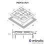 Газова варильна поверхня Minola MGM 61414 WH