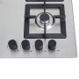 Газова варильна поверхня Perfelli design HGM 6430 INOX SLIM LINE