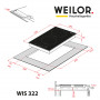 Індукційна варильна поверхня Domino WEILOR WIS 322 BLACK