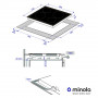 Електрична варильна поверхня Minola MVH 6032 GBL RUSTIC