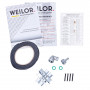 Газова варильна поверхня WEILOR GG W604 BL