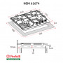 Газова варильна поверхня Perfelli HGM 61674 BL