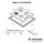 Газова варильна поверхня Minola MGG 61764 IV RUSTIC