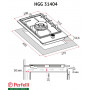 Газова варильна поверхня Perfelli HGG 31404 BL