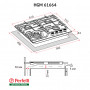 Газова варильна поверхня Perfelli HGM 61664 BL