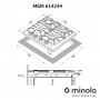Газова варильна поверхня Minola MGM 614244 IV