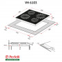 Електрична варильна поверхня Perfelli VH 6103 BL