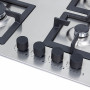 Газова варильна поверхня Perfelli design HGM 6430 INOX SLIM LINE