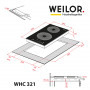 Електрична варильна поверхня WEILOR WHC 321 BLACK