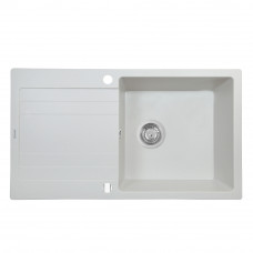 Мойка кухонная гранитная Perfelli VILLA PGV 114-86 WHITE