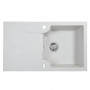 Мийка кухонна гранітна Perfelli FELICINETTO PGF 114-78 WHITE