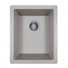 Мойка кухонная гранитная Perfelli ESTO PGE 101-38 GREY METALLIC