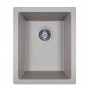 Мийка кухонна гранітна Perfelli ESTO PGE 101-38 GREY METALLIC