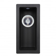 Мойка кухонная гранитная Perfelli ESTO PGE 101-22 BLACK METALLIC