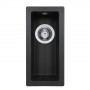 Мийка кухонна гранітна Perfelli ESTO PGE 101-22 BLACK METALLIC