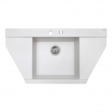 Мойка кухонная гранитная Perfelli MAJESTIC TGM 125-96 WHITE