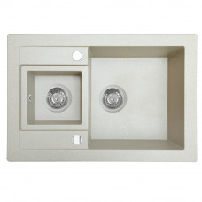 Мойка кухонная гранитная Perfelli GRANZE PGG 506-67 LIGHT BEIGE