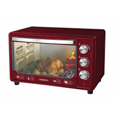 Электродуховка LIBERTON LEO-481 Dark red