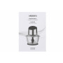 Подрібнювач Ardesto CHK-4001br-400Вт/1л/ скляна чаша / покриття soft touch / срібл.-чорний