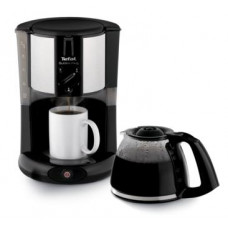 Капельная кофеварка Tefal SUBITO MUG CM290838, механика, 1000ВТ, 1,25л, черная/нержавеющая сталь