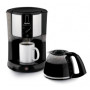 Капельная кофеварка Tefal SUBITO MUG CM290838, механика, 1000ВТ, 1,25л, черная/нержавеющая сталь