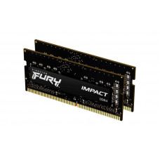 Пам'ять для ноутбука Kingston DDR4 2666 32GB KIT (16gbx2) SO-DIMM FURY Impact