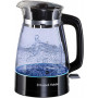 Чайник Russell Hobbs 26080-70 Hourglass, 2400 Вт, 1,7 л, стеклянный чайник, подсветка, черный