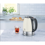 Електрочайник Electrolux EEWA7700W, 1.7 л, 2400 Вт, підтрим. темп., нержавіюча сталь/білий