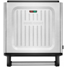 Гриль George Foreman 28000-56 Smokeless Grill, 1575 Вт, антипригарное покрытие, белыйсталь