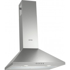 Встр.каминная вытяжка Gorenje WHC623E14X / 60 см./408 м?/ч/ нержав.сталь/ кнопочное упр./3 скорости/ алюм.фильт