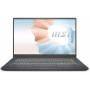 Ноутбук MSI Modern 15 15.6 FHD IPS / Intel i7-10510u / 16/512F / Int / DOS / Carbon Gray