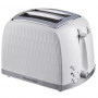 Тостер Russell Hobbs 26060-56 Honeycomb White, 850 Вт, 2 слота, 6 настр. ступеня піджарки, білий