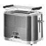 Тостер Russell Hobbs 25250-56 Geo Steel, 1640 Вт, 2 слота, Lift & Look, черный