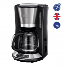 Кофеварка Russell Hobbs 24050-56 VELOCITY, 1100 Вт, стеклянная емкость 1250 мл, нержавеющая сталь