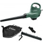 Пылесос садовый Bosch Universal GardenTidy, 1800 Вт, воздуходув, измельчитель, 285 км/ч, мешок 45 л, 4.7 кг