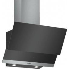 Вытяжка наклонная Bosch DWK065G60R - 60см./530 м3/черный+стекло