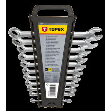 Ключи гаечные TOPEX, комбинированные, 6-22 мм, набор 12 шт.