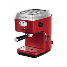 Эспрессо кофеварка Russell Hobbs 28250-56 Retro, 1300 Вт, давление 15 Бар, вспенив. молока, красный