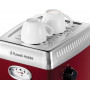 Еспресо кавоварка Russell Hobbs 28250-56 Retro, 1300 Вт, тиск 15 Бар, спінений. молока, червоний