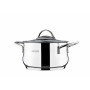 Кастрюля Ardesto BLACK MARS, стеклянная крышка, 1.8 л, нержавеющая сталь