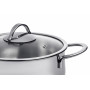 Кастрюля Ardesto BLACK MARS, стеклянная крышка, 1.8 л, нержавеющая сталь
