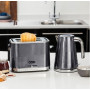 Чайник Russell Hobbs 25240-70 Geo Steel, 2400 Вт, 1,7 л, відкидна кришка, підсвічування, чорний